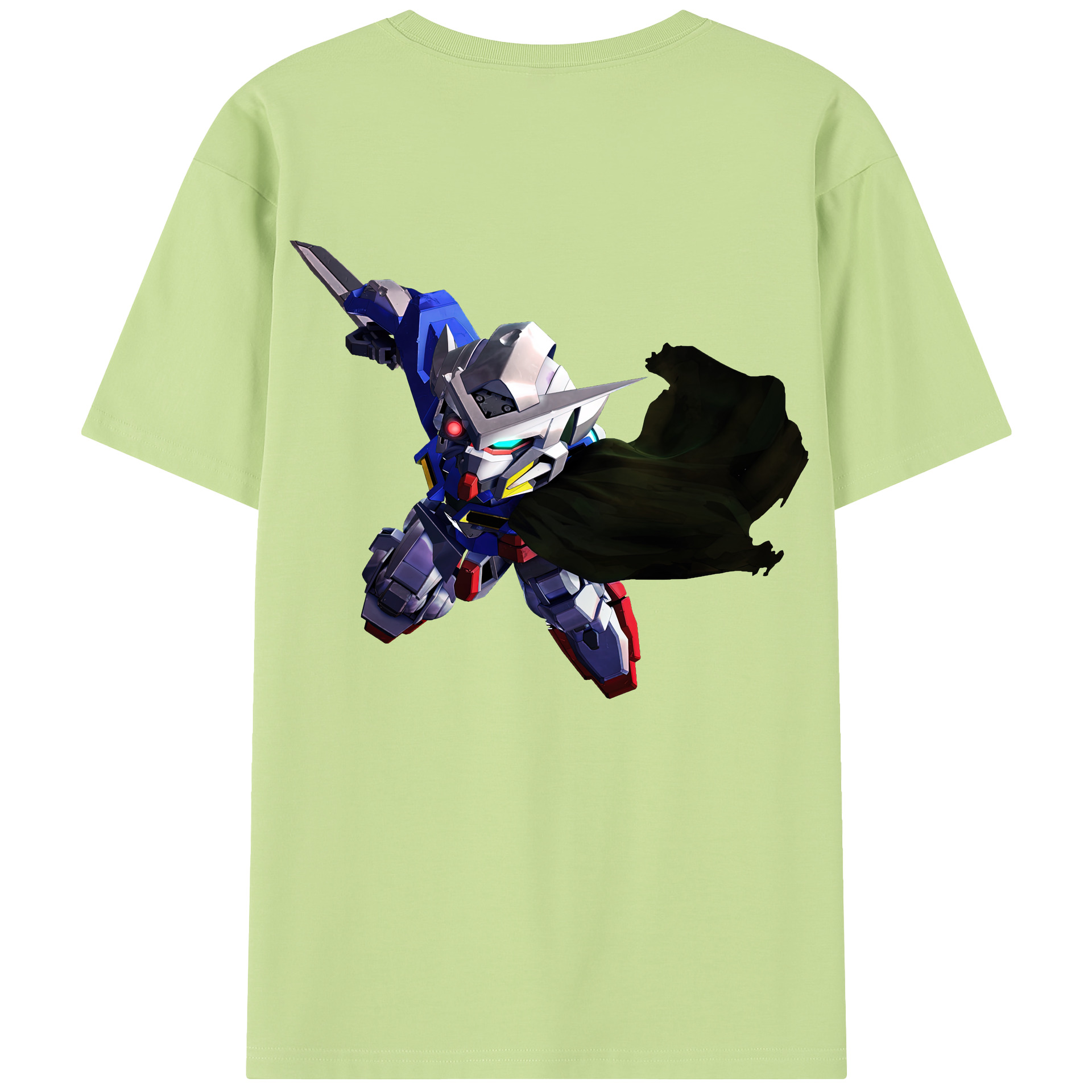 （画像用） 機動戦士ガンダム Mobile Suit Gundam 綿100％半袖Tシャツ（背面プリント）